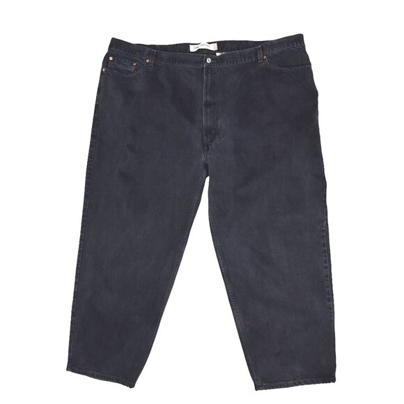 Levi’s 560 Black Jeans W54 L30 Comfort Fit Relaxed Faded Black - Picture 3 of 10